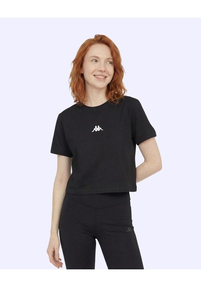 Kappa Khloe Tshirt Kadın Siyah Regular Tişört
