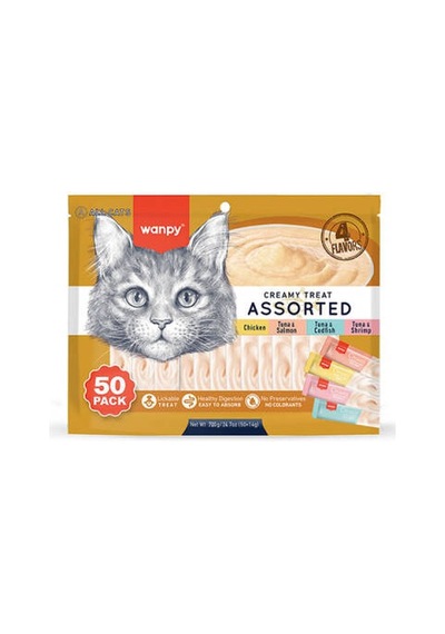 Northcity Karışık 4 Lezzetli Krema Kedi Ödülü 50x14 Gr