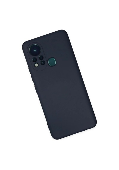 İnfinix Hot 11s Uyumlu Kılıf Nano İçi Kadife Silikon - Lacivert