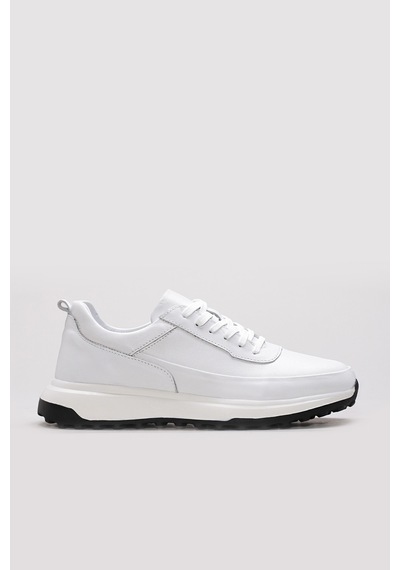 Fast Step Hakiki Deri Erkek Casual Ayakkabı 943ma171-1 Beyaz