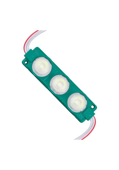 12 Volt 3 Watt Yeşil Led Modül - 74x20 Mm - 3030 Çip