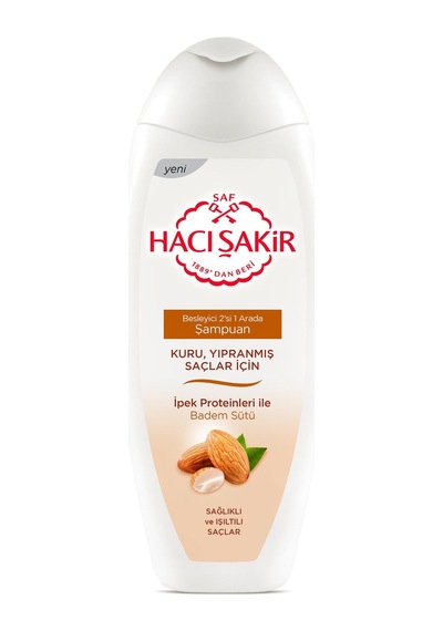 Hacı Şakir Şampuan 500 Ml 3 Lü Karma Set / Limon - Hindistan Cevizi - Badem Tüm Saçlar