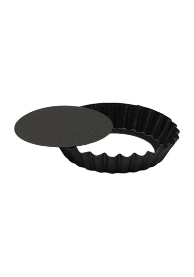 Mini Tart Kalıbı Mini Çap 10 Cm Çelik Siyah Diğer