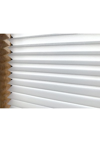 Pliper Beyaz - Plise Cam Balkon Perdesi Yapışkanlı 3400001 50 X 140 Çok Renkli