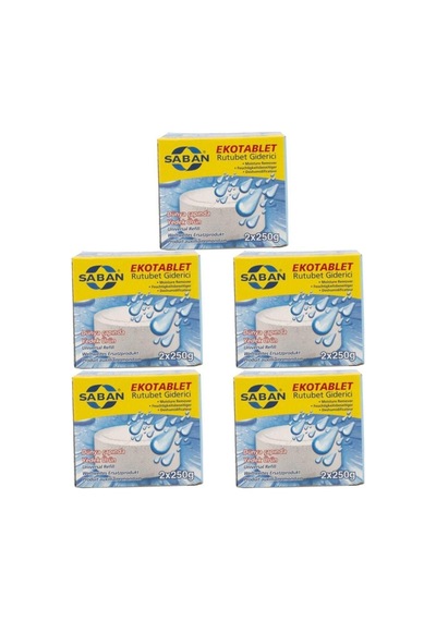 Nem Alıcı Rutubet Giderici Yedek Tablet 5'Li 2 X 250 Gram Natural