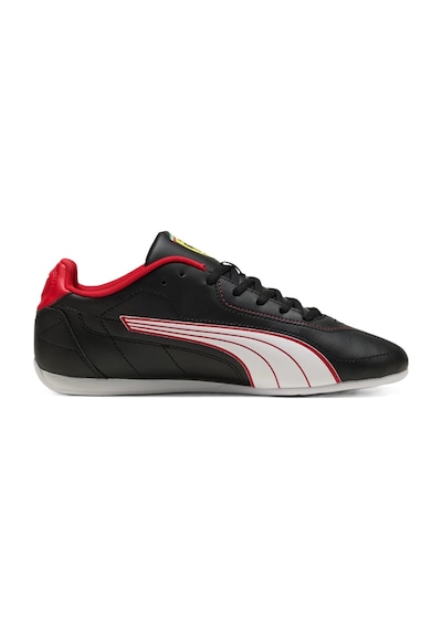 Puma Ferrari Catch 309196 Erkek Spor Sneaker Ayakkabı Siyah Beyaz - Siyah
