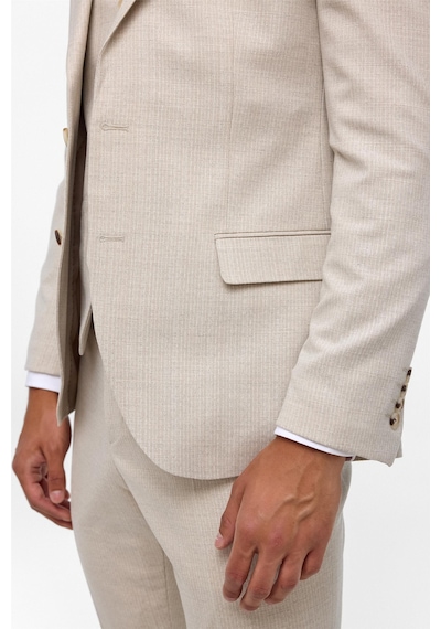 Süvari Ekru Slim Fit Desenli Mono Yaka 6 Drop Yelekli Klasik Takım Elbise Süvari Ekru Slim Fit Desenli Mono Yaka 6 Drop Yelekli Klasik Takım Elbise