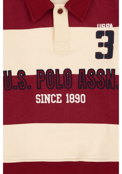 U.s. Polo Assn. Erkek Çocuk Sweatshirt 50308585-vr104 Koyu Frambuaz/dark Raspberry