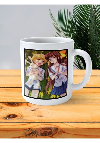 Fruits Basket Baskılı Kupa Bardak Model 11 Çok Renkli