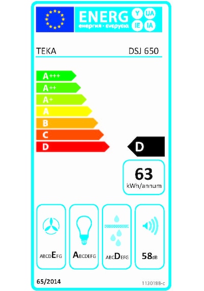 Teka DSJ 650 Duvar Tipi Davlumbaz 40484830