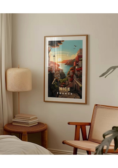 Çerçevesiz Poster Fransa'nın Akdeniz İncisi