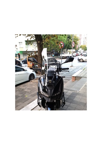 Motocam Barossa Adv 125 Ön Cam 2025-2026 Model 65cm Şeffaf Renkli 4mm Orta Boylu