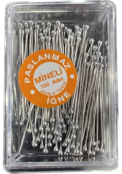 Toplu İğne Gümüş Başlı Paslanmaz