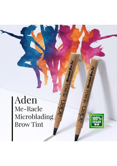 Aden Me-racle Microblading Brow Tint - Microblading Kaş Tinti Greyish-black Grimsi Siyah 0