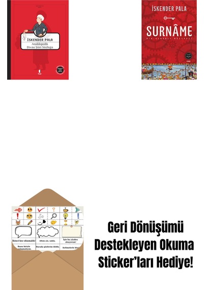 Ansikolopedik Divân Şiiri Sözlüğü Ciltli + Surnâme - Bir Osmanlı Mâcerası + Okuma Sticker'ları