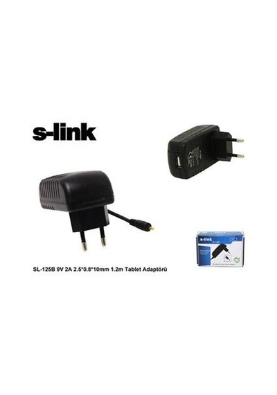 S-link Sl-125b 9v 2a 2.5-0.8-10mm 1.2 Tablet Adaptörü