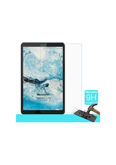 Microsonic Lenovo Uyumlu Tab M8 TB-8505F 8` (ZA5G0100TR) Tempered Glass Cam Ekran Koruyucu