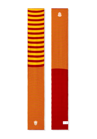 Gsstore Galatasaray Kadın Triko Atkı K252205 Sarı - Kırmızı