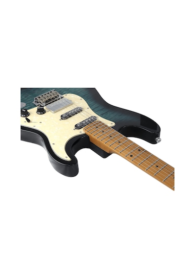 Luxars S-g25 Sbl Stratocaster Tipi Elektro Gitar Spalted Blue