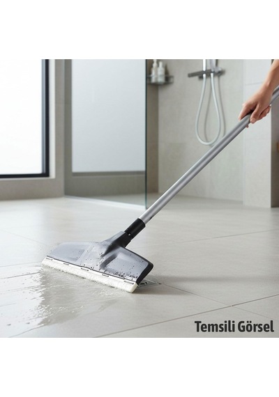 Premium 40 Cm Sapsız Yersil Silgeç Çekpas Profesyonel Yer Temizlik Aparatı Cam Çekçek Dayanıklı