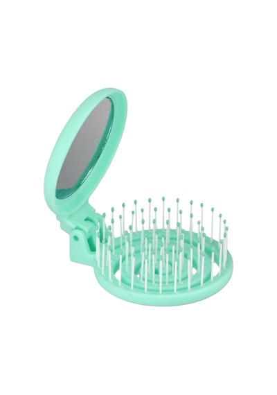 Proco Proco Beauty Makaron Saç Fırçası-üç Boyutlu 3d Esnek Aynalı Çanta Boy Saç Fırçası-compact Detangler 71926781