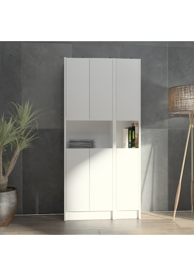Kuta Flat85 Kitaplık 6 Kapaklı Kütüphane (487094274)