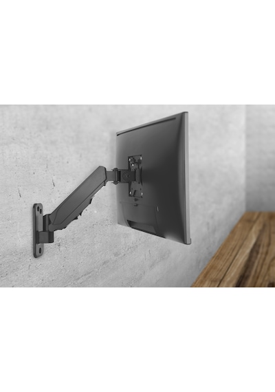 Digitus DA-90396 17"-32'' Tekli Gaz Basınçlı Yaya Sahip Duvar Tipi Monitör Tutucu