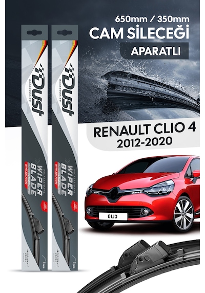 Renault Clio 4 2012-2020 Uyumlu Silecek Takımı 650mm/350mm S9