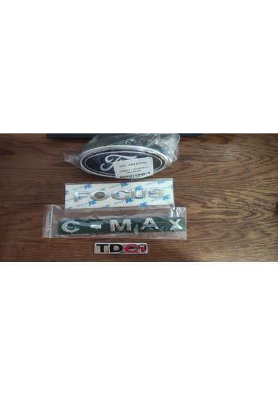 Focus C-max Bagaj Yazısı Ön Arma Logo 2004 - 2011 Modeller Arası Uyumlu
