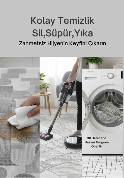Ayrex Bazaarforum Pamuk Dokuma Taban Kaymaz Tüy Dökmeyen Vintage Halı Salon Halısı Mutfak Halısı Koridor Halısı Diğer