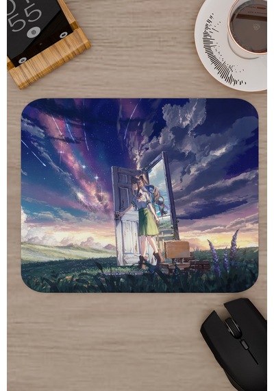 Suzume Anime V4 - 22x18 Gaming Kauçuk Kaymaz Taban Mouse Pad Fare Altlığı
