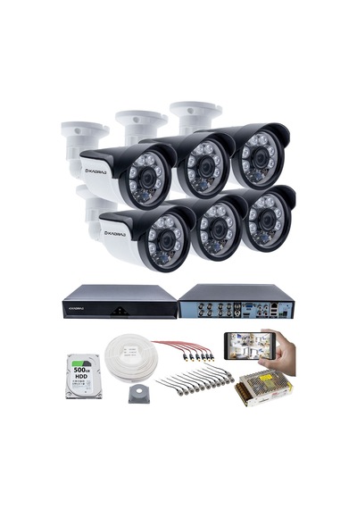 6'lı Kamera Seti 5mp Sony Seculensli 1080p, 6 Atom Kdj-6s-6al-ss