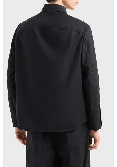 Emporio Armani Erkek Gömlek Ceket Em001480 Af13821 Uc001 Siyah Siyah