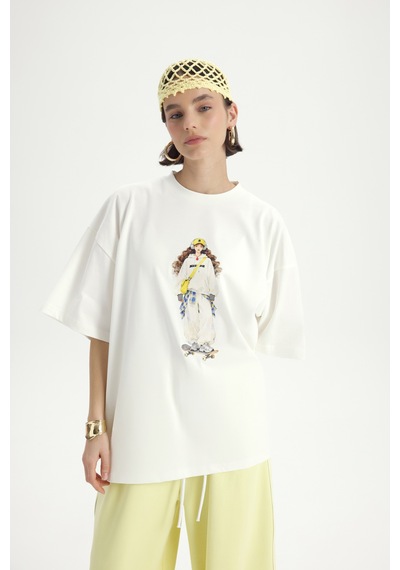 Mai Studios Co. Arles Sarı T-shirt Eşofman Takım Sarı