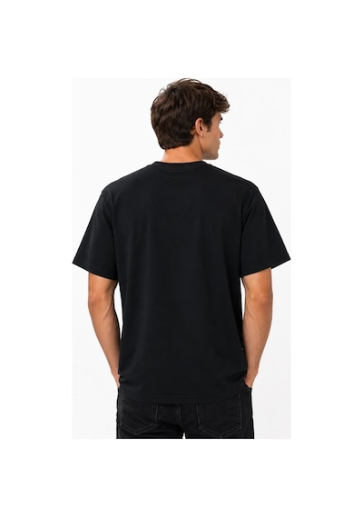 Skechers M Oversize Essential Crewneck Heavy T-shirt S2620191-3817 Erkek Tişort siyah