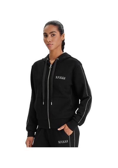 Guess Eco Vıctoıre Kadın Sweatshırt W6rq12kbye2-jblk Siyah
