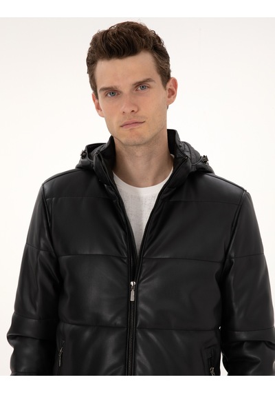 Pierre Cardin Erkek Siyah Deri Mont-kaban 50318153-001 Siyah