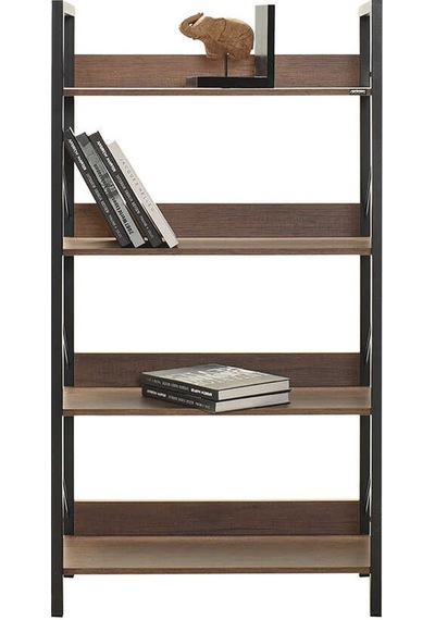 Profile 4 Raflı Kitaplık-koyu Ceviz Oslo Ceviz 73x136x35 Cm Gxyxd