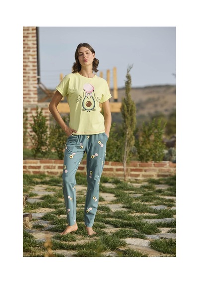 Mulvxbrf Brf02 Desenli Ve Baskılı "yoga Sport" Pijama Takımı Mulvix Renkli