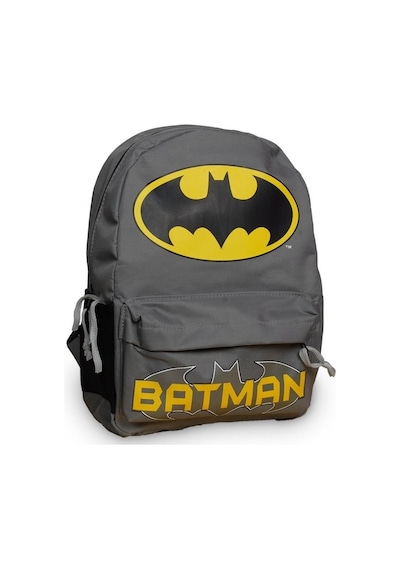 Atlantis Batman Vintage Logo Sırt Çantası Gri Çok Renkli