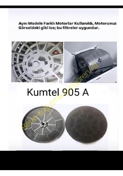 Kumtel Uyumlu Ds 905 A Aspiratör Bacasız Kullanım Karbon Filtre