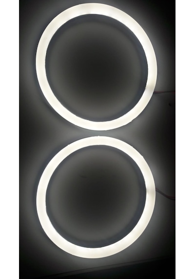 Üniversal Angel Far Halkası Takımı (kırmızı) 125 MM