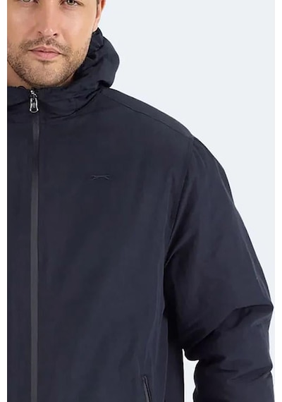 Slazenger Brelıs Erkek Çift Taraflı Lacivert Haki Mont & Kaban