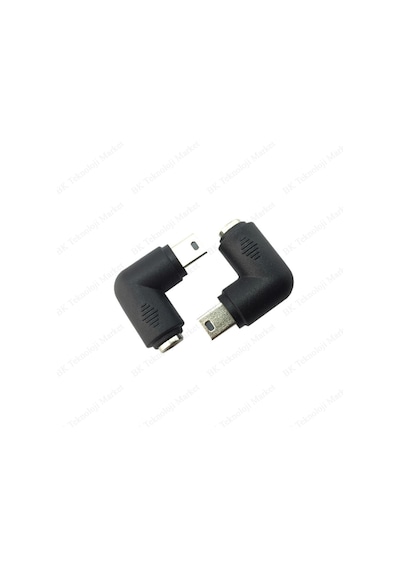 Dc Barrel Jack Mini Usb Erkek Konnektör Adaptörü 5.5Mm / 2.1Mm