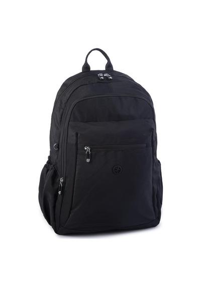 Nas Bag Unisex Büyük Boy Su Geçirmez Waterproof Hafif Sırt Çantası Çok Gözlü Siyah
