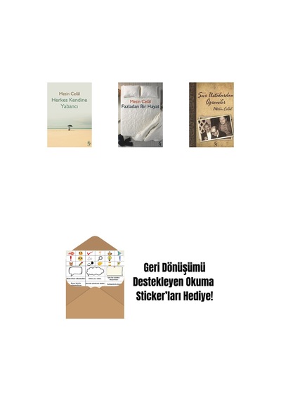 Herkes Kendine Yabancı + Fazladan Bir Hayat + Şiir Ustalardan Öğrenilir + Okuma Sticker'ları