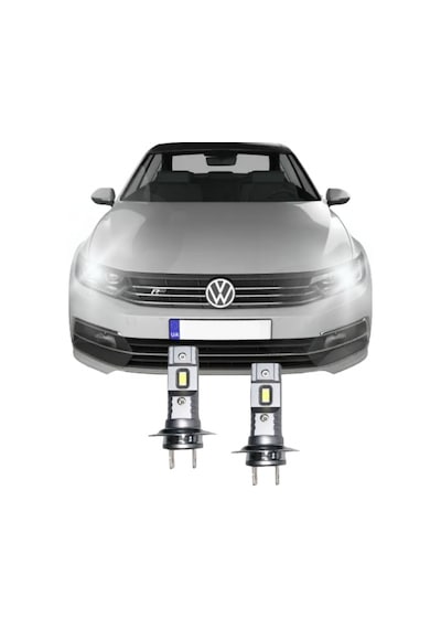 Vw Passat B8 Led Kısa Far Ampulü H7 Mini Led 2'li Set