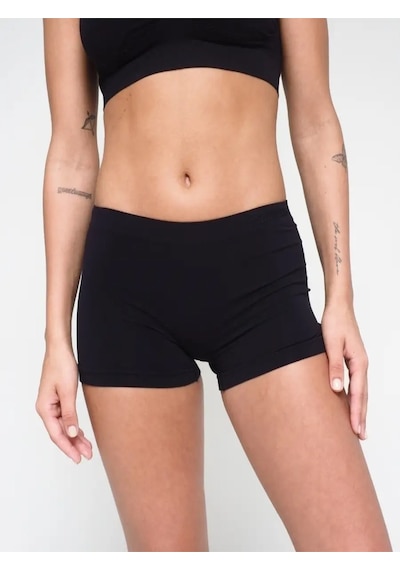 Mistirik Moncorno Model Iz Yapmayan Sıkılaştırıcı Comfort Seamless Spor Boxer Siyah Renk Siyah
