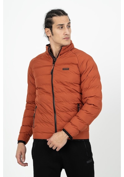 Maraton Sportswear Regular Erkek Dik Yaka Uzun Kol Basic Kiremit Mont 20112-kiremit Kiremit