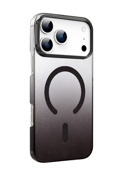 Apple iPhone Uyumlu - 17 Pro Max Glossy Magsafe Kapak - Siyah